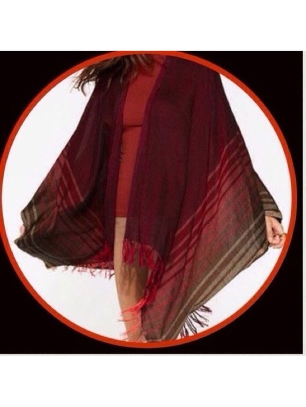 KETZALI Xojol Poncho Woven by Hand in Guatemala. One Size for All